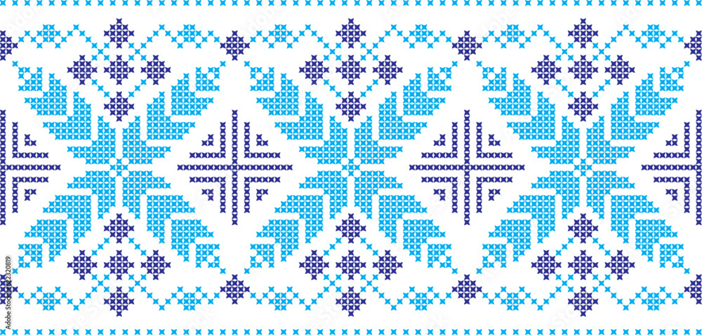embroidered Ukrainian national pattern cross embroidered Ukrainian national pattern cross