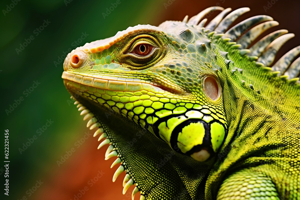 iguana on a tree iguana on a tree