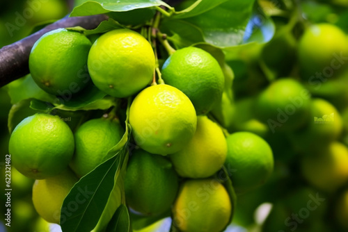 Wallpaper Mural green apples on tree Torontodigital.ca