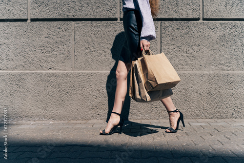 Cropped shot of a stylish young woman shopping in the city