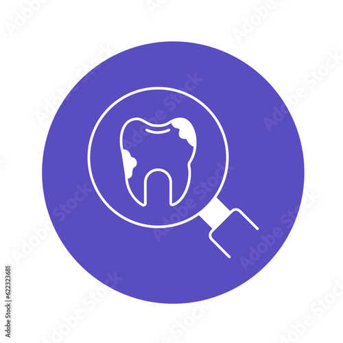  Research on teeth Vector Icon