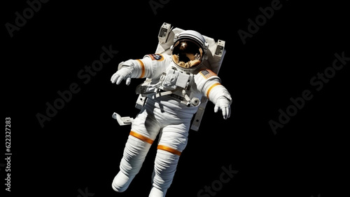 Astronaut in Space and on the Moon - Astronauta no Espaço e na Lua