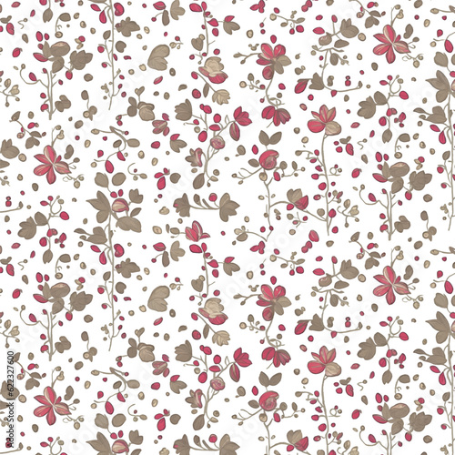 Flower Pattern Design, Vector illustration