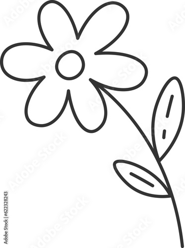 Flower Lined Doodle