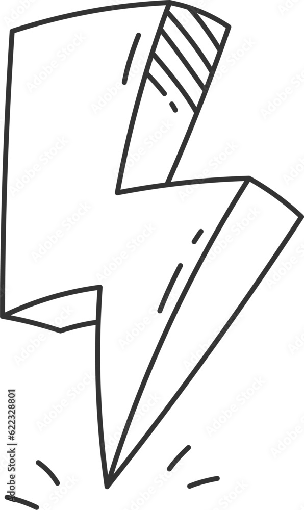 Lightning Lined Doodle Lightning Lined Doodle