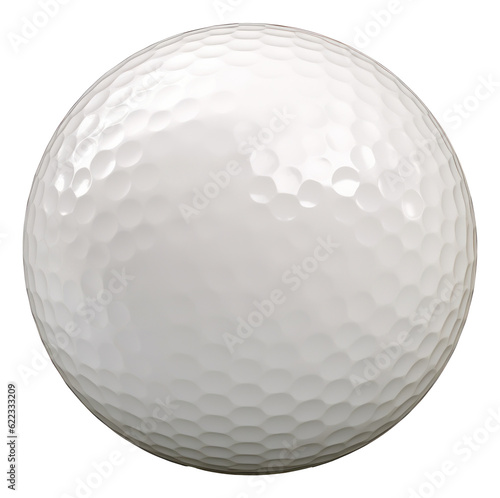 Golf ball isolated.