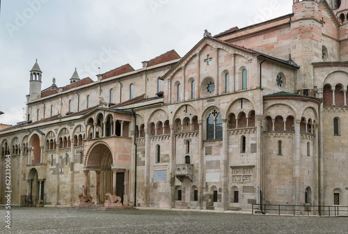 Modena Cathedral is a Roman Catholic Romanesque church in Modena, Italy. Consecrated in 1184, it is an important Romanesque building in Europe and a World Heritage Site.