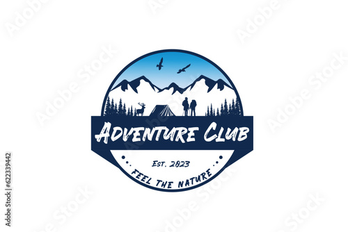 Outdoor adventure logo design 