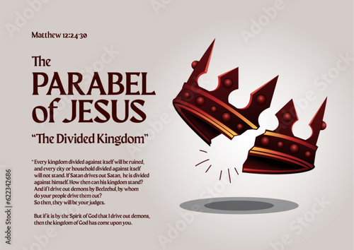 Parable of Jesus Christ about the divided kingdom