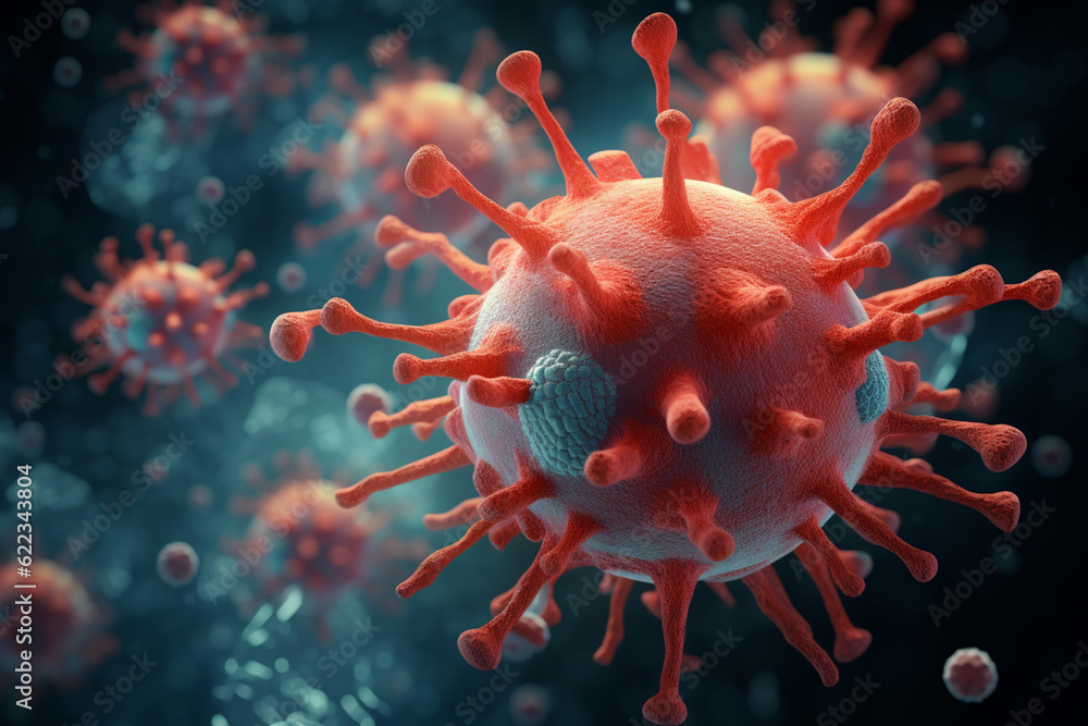Fototapeta premium Virus,Covid 19, Pandemic
