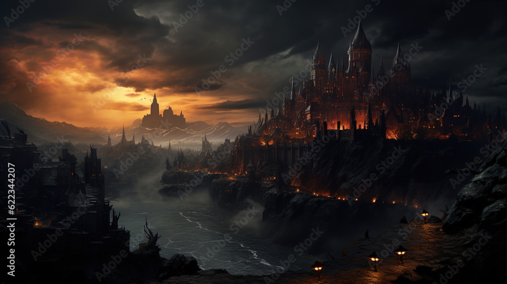 Naklejka premium gotic_castle