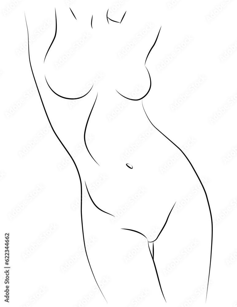 Girl. Abstract minimalistic female bodies. Contemporary art in one line. Girl. Abstract minimalistic female bodies. Contemporary art in one line.