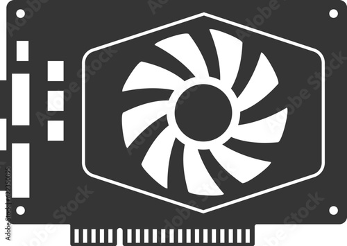 Icon GPU or video card.