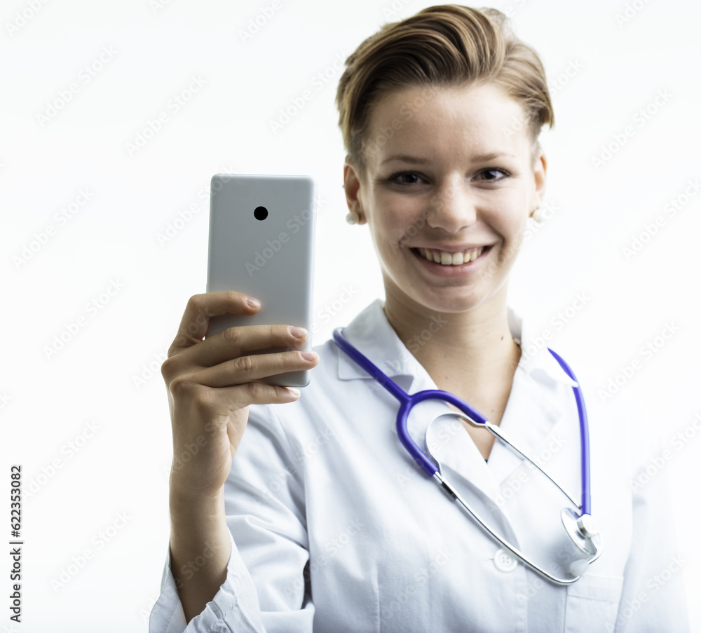 concept of medical doctors and healthcare services online via app or reachable via internet concept of medical doctors and healthcare services online via app or reachable via internet