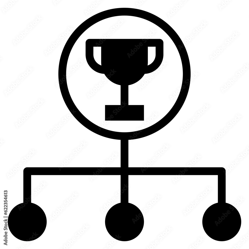 business winner plan startup strategy solid glyph business winner plan startup strategy solid glyph