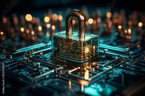 Cyber Security Concept - Protecting Digital Assets
