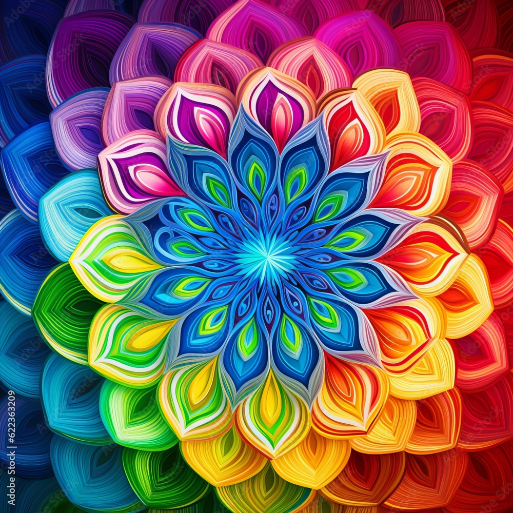 Rainbow Mandala Rainbow Mandala
