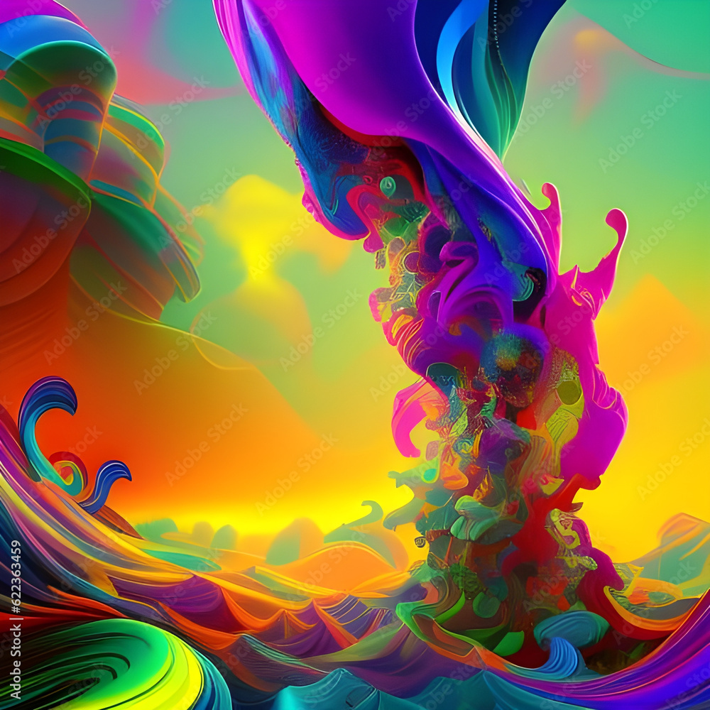 Fototapeta premium abstract rainbow background