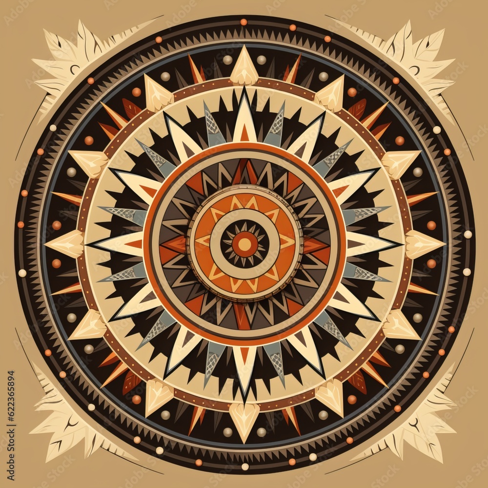 Obraz premium Tribal Mandala