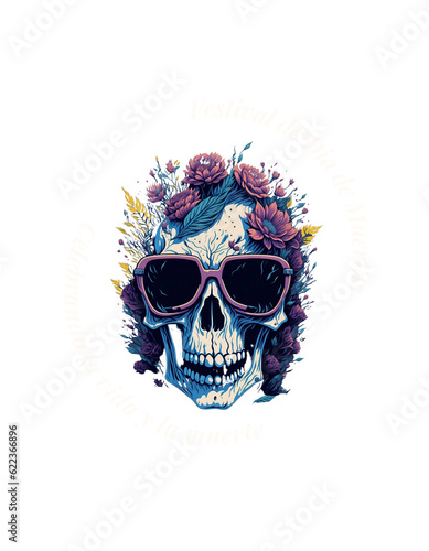 Tribute to Life: Day of the Dead Festival T-Shirt