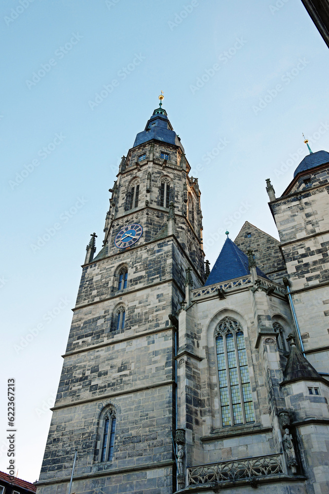 Coburg Stadtkirche St. Moriz Hochformat Coburg Stadtkirche St. Moriz Hochformat