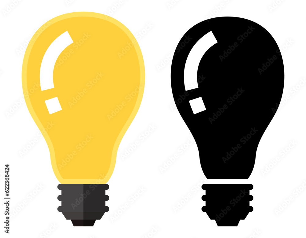 Lightbulb. Vector clipart. Vector illustration isolated on a white background. Lightbulb. Vector clipart. Vector illustration isolated on a white background.