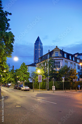 Frankfurter Messeturm in der Ferne photo