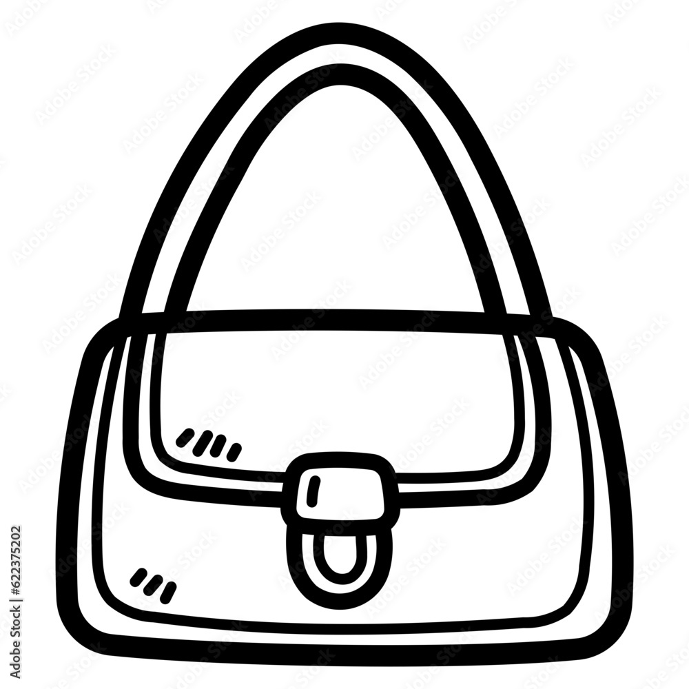 baguette bag line icon style baguette bag line icon style