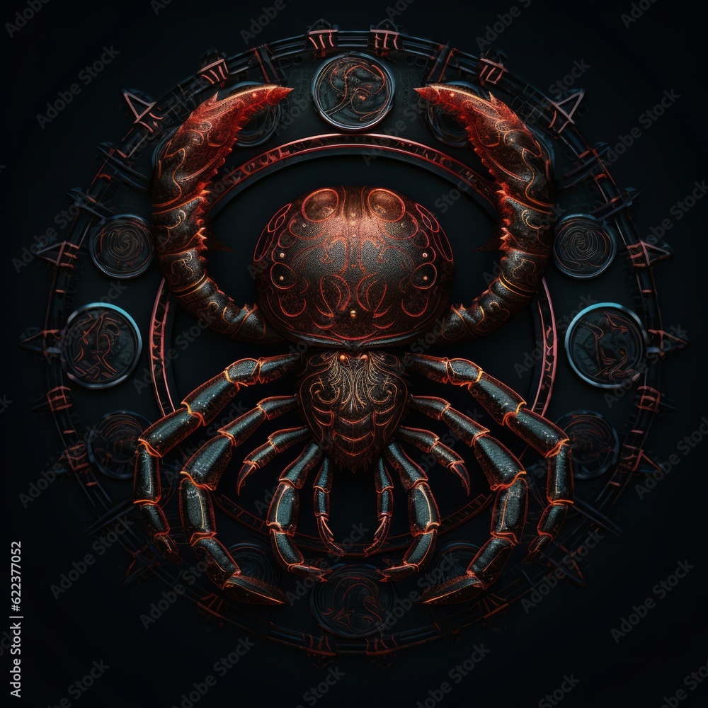 Fototapeta premium Zodiac Sign of Cancer