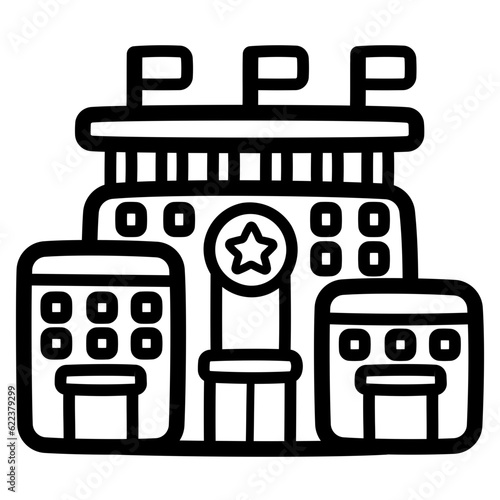 company line icon style