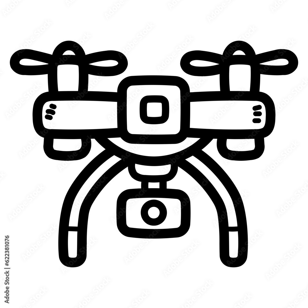 drone line icon style drone line icon style