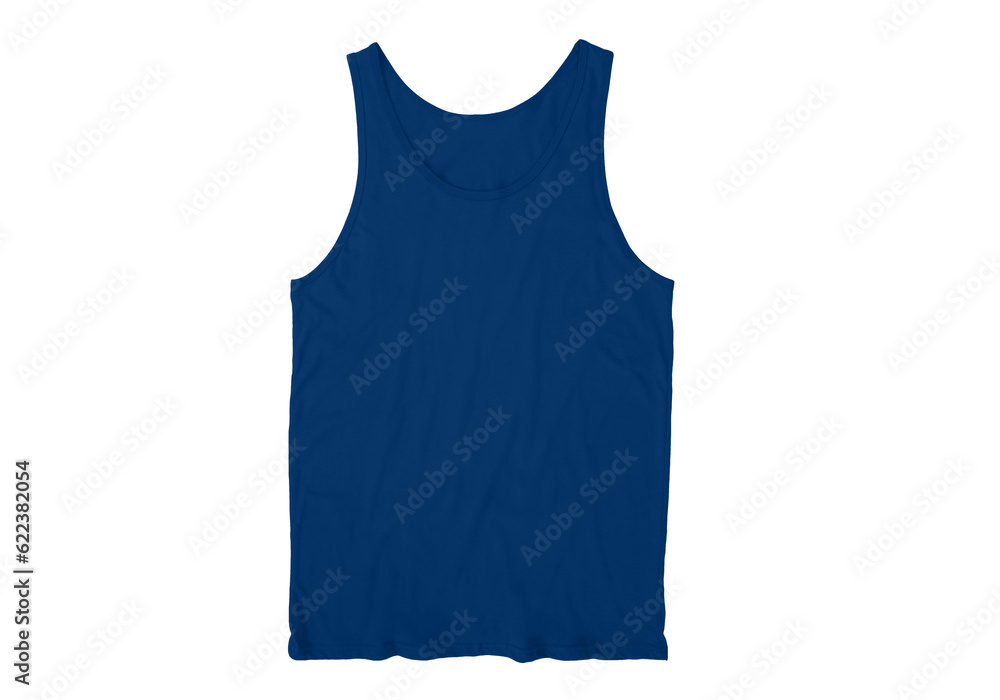 Men's Regular-Fit Tank Top, Undershirts front Cool Blue Men's Regular-Fit Tank Top, Undershirts front Cool Blue