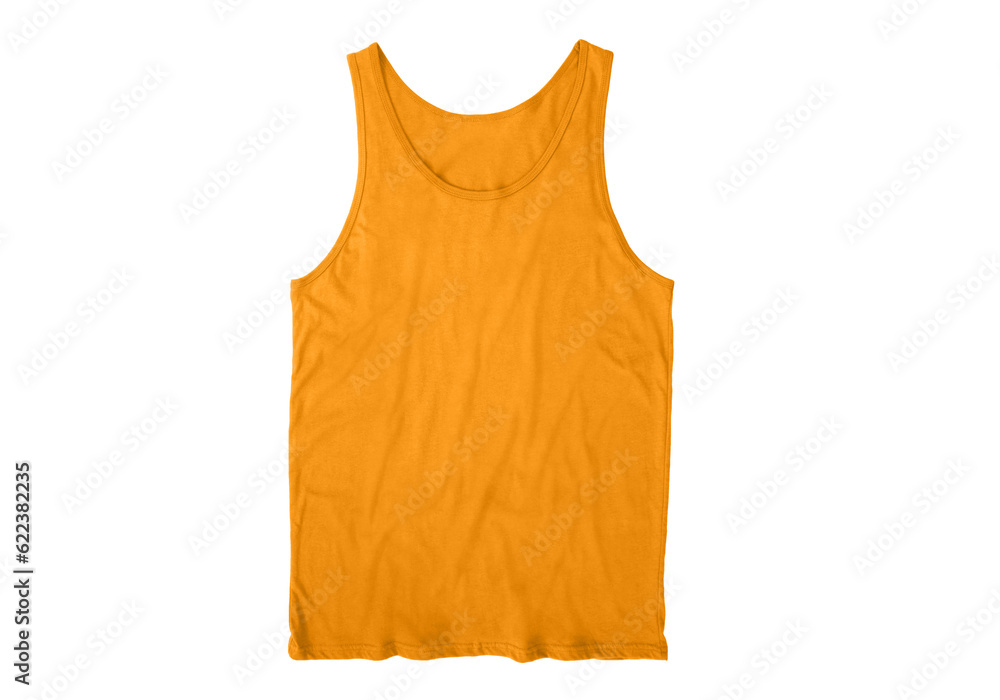 Men's Regular-Fit Tank Top, Undershirts front Gold Men's Regular-Fit Tank Top, Undershirts front Gold