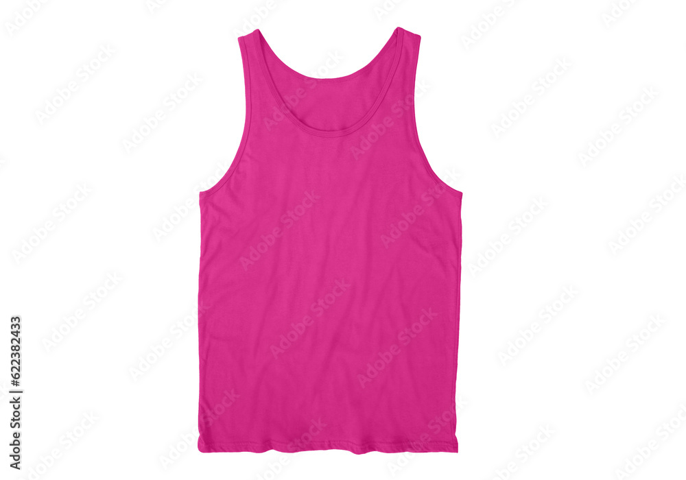 Men's Regular-Fit Tank Top, Undershirts front Raspberry Men's Regular-Fit Tank Top, Undershirts front Raspberry