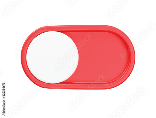 Switch icon 3d render vector illustration transparent