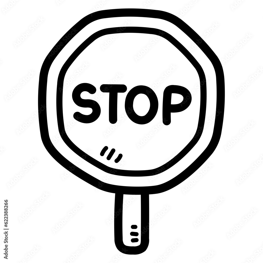 stop line icon style
