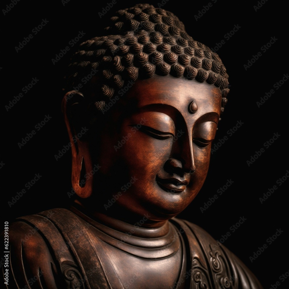 AI generated Buddha statue
