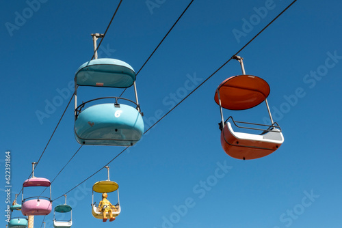 Detail of attraction in Santa Cruz, California, USA