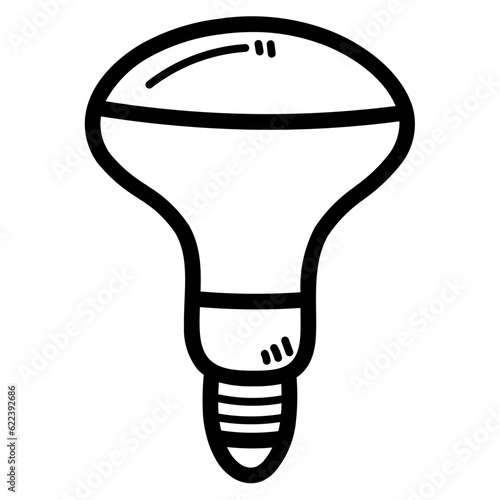 reflector line icon style