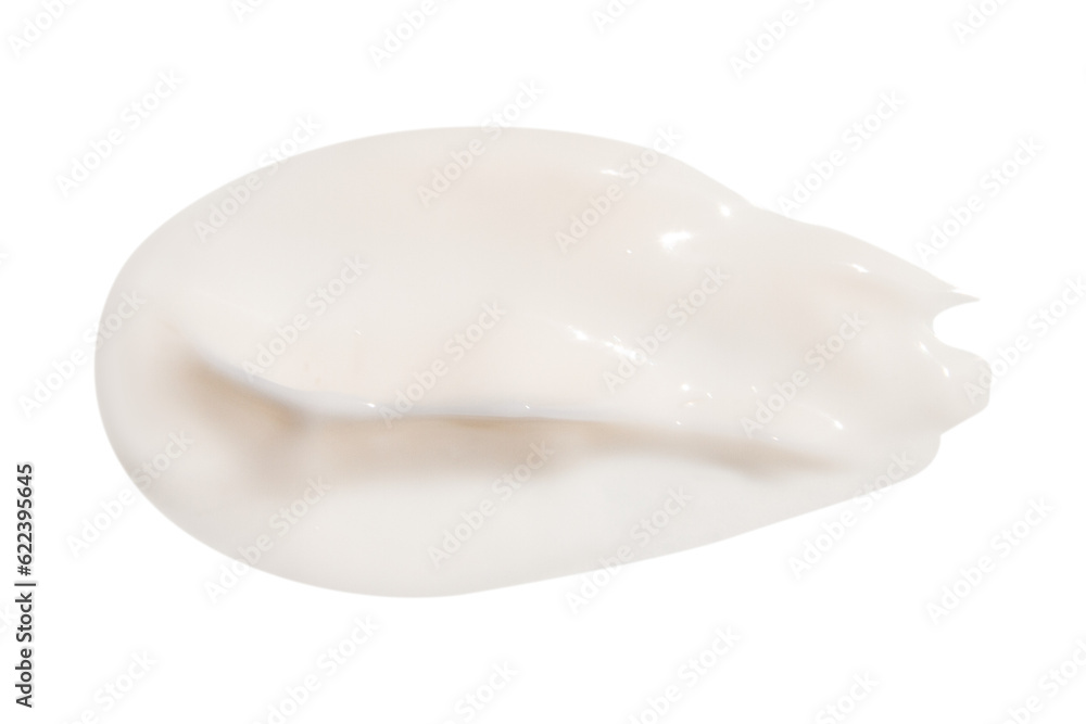 A smear of cream on a blank background. PNG A smear of cream on a blank background. PNG