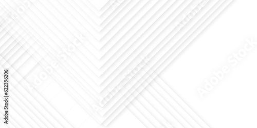 Modern and seamless stripe geometric line coverd white abstract background with space perfect for cover, banner, graphics design and web design. 