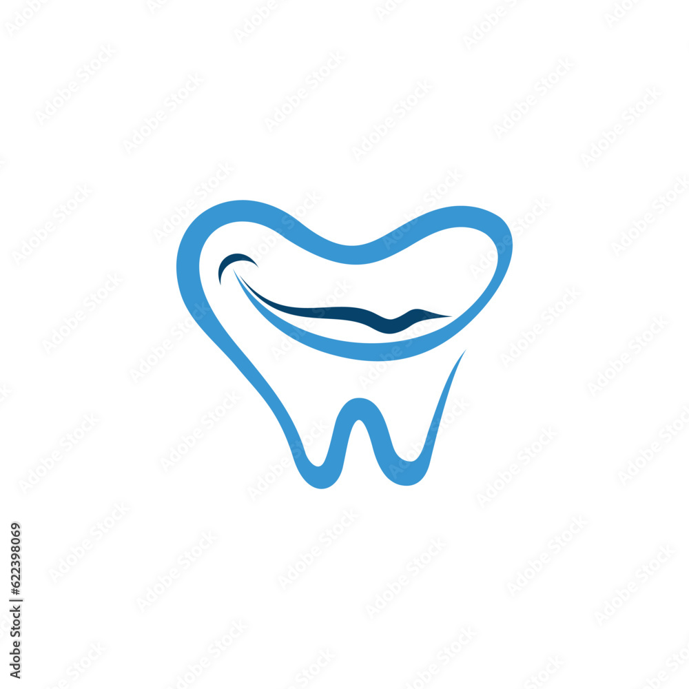Dental logo vector image. Dental logo vector image.