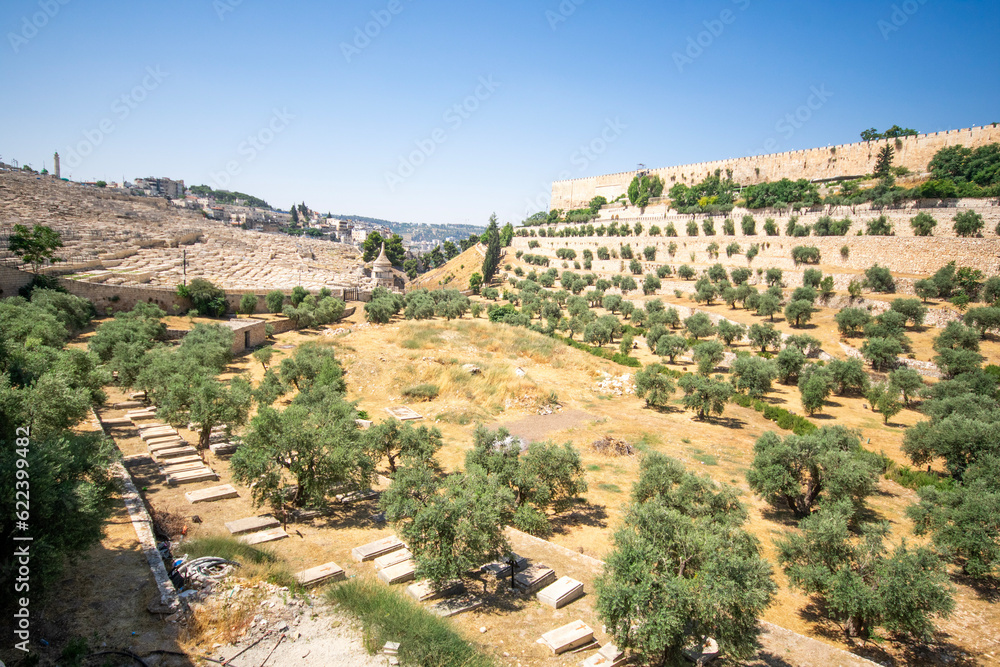 View of Jerusalem Around Kidron Valley