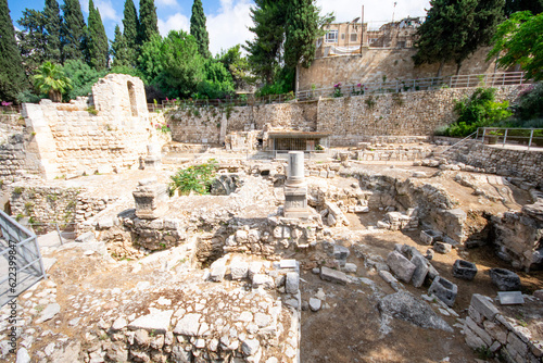 Εκτύπωση καμβά Pool of Bethesda in Jerusalem