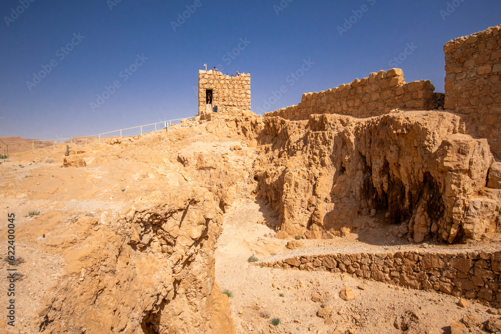 Masada Fortress Ruins in Israel