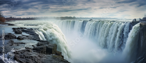 Landscape photo of Niagara waterfall