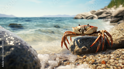 hermit crab on the beach