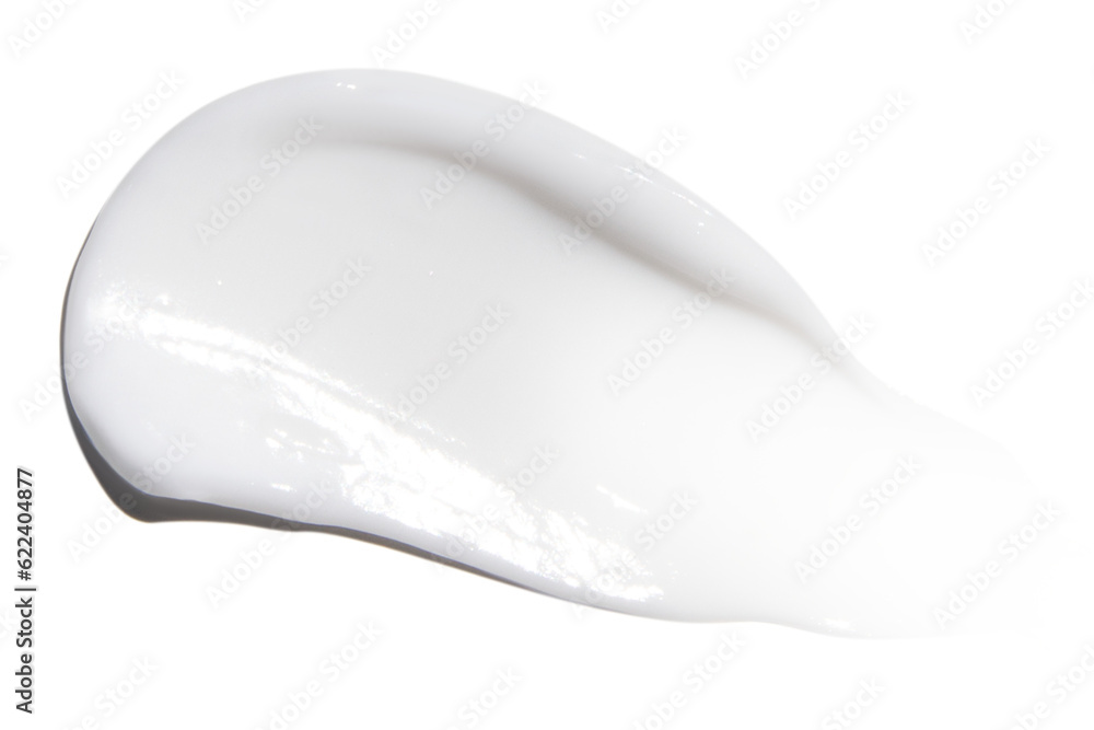 A smear of cream on a blank background. PNG A smear of cream on a blank background. PNG