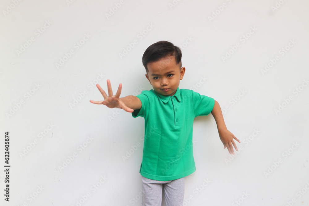 Portrait of a cheerful little boy Portrait of a cheerful little boy