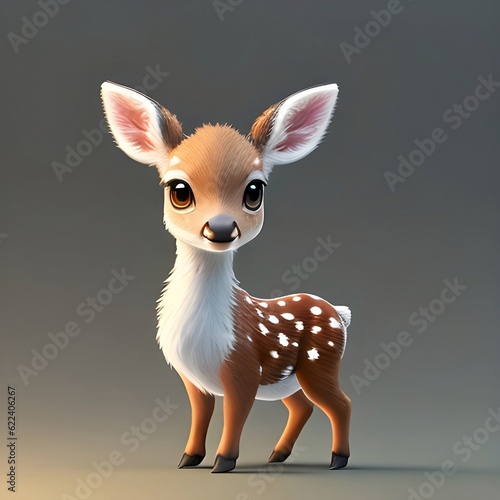 This captivating image of a baby deer reminds us of the purity and simplicity found in the natural world © asankadilshan